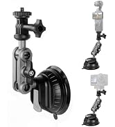 Walking Way Suction Cup Camera Mount, Metal Vacuum Cup for Car Windshield Window Boats for GoPro ...