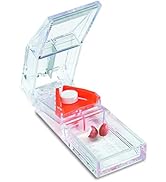 Apex Deluxe Pill Splitter - Pill Splitter With Retracting Blade Guard - For Cutting Small Pills o...