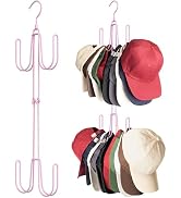 NANATI Hat Hangers for Closet, Stainless Steel Hat Organizer, Hat Racks for Baseball Caps, Cap Or...