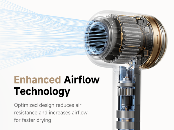 hair dryers Enhanced Airflow Technology