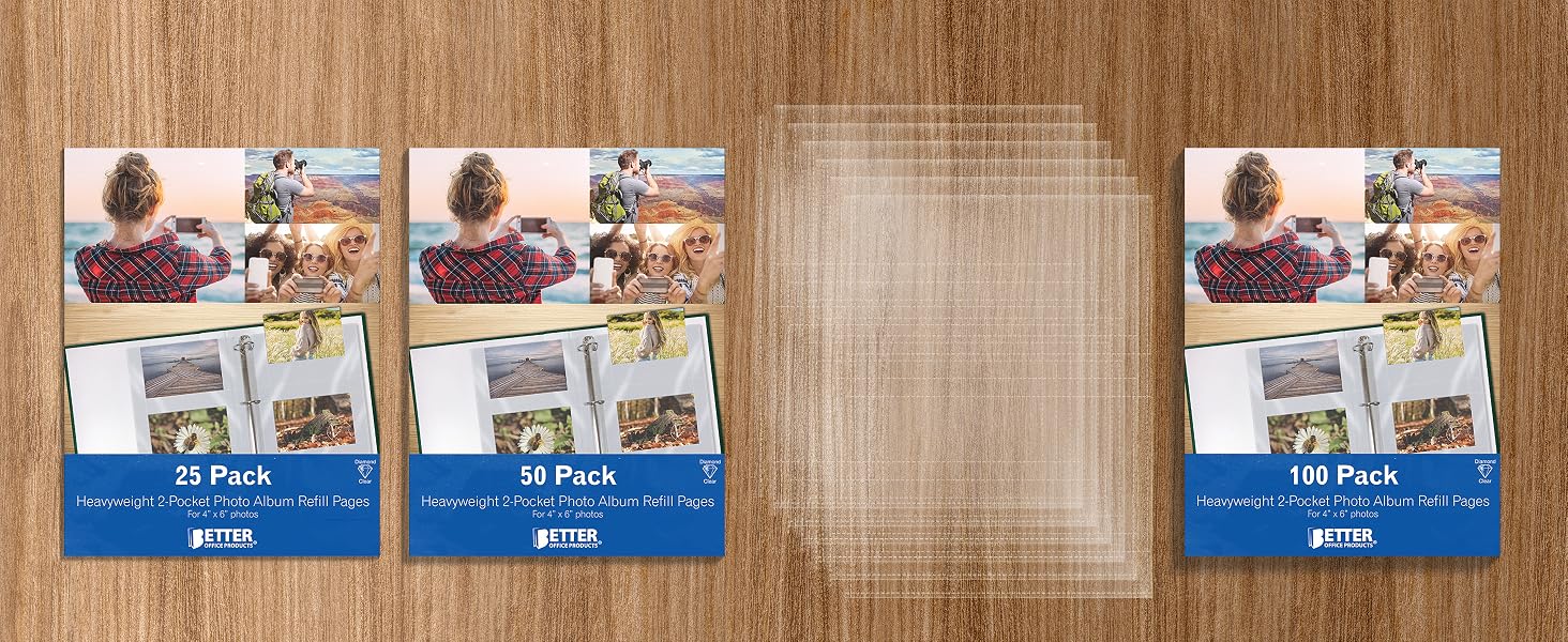 Photo Album Refill Sleeves