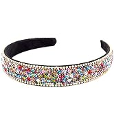 Wecoe Rhinestone Headband for Women - Crystal Bling Diamond Padded, Glitter Sparkly, Birthday Gir...