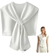 huablo Women's Fashion Knitted Shawl - Khaki Sweater Shawl for Air-Conditioned Rooms