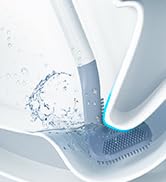 Kucucyle Golf Toilet Brush, Toilet Cleaning Brush, Flexible Bendable Silicone Long Handled Toilet...