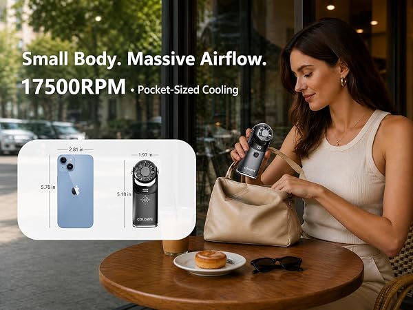 cooling handheld fan