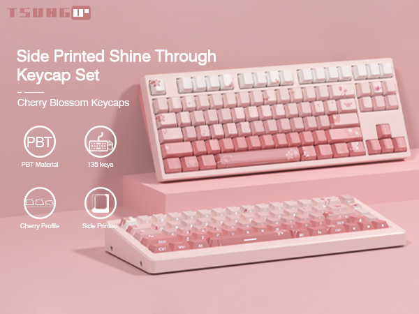 side printed keycap set