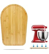 Bamboo Mixer Slider Mat for Tilt Head Kitchen Aid 4.5-5 Qt Stand Mixer, Appliance Sliding Mat for...