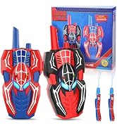 Humzo Spider Hero Walkie Talkies for Kids – 2 Pack Indoor & Outdoor Toys for Boys Ages 3-8, Birth...