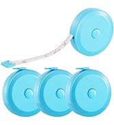 4 Pack Soft Retractable Measuring Tape,60-Inch 150cm,The light blue Double Scale Measurement Tape...