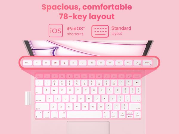 keyboard case for ipad pro 11 inch touchpad backlight
