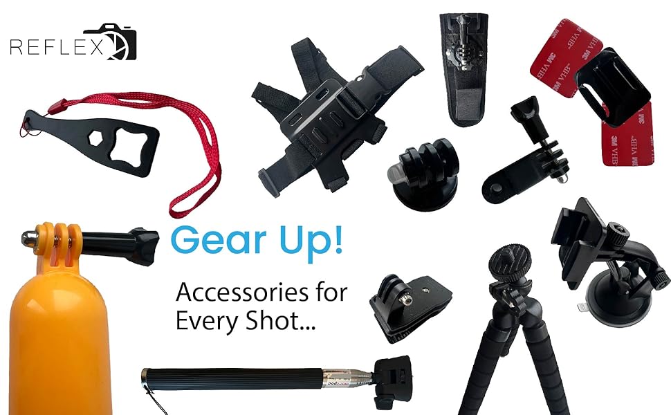 Showing some products form 50 in 1 camera accessory kit