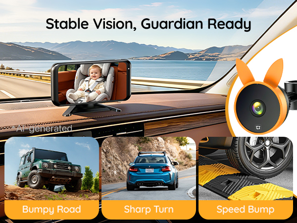 Baby Car Camera, Backseat Monitor Car Seat Mirror