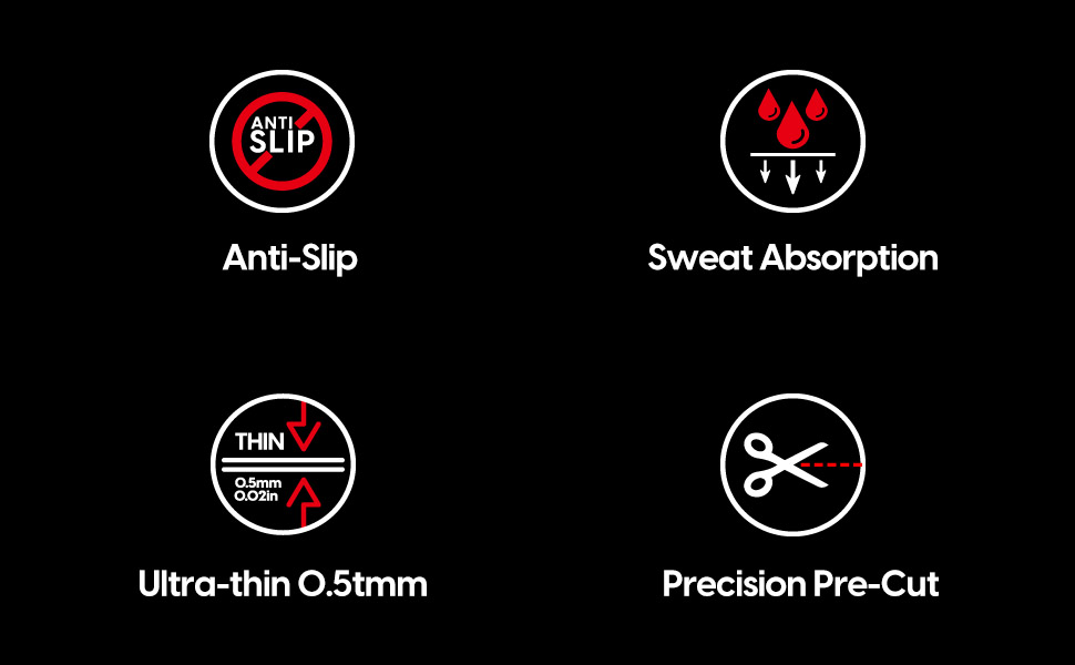 Supergrip eSports grade grip tape for Universal Pre-cut Keyboard