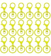 30Pcs Lobster Claw Clasps Keychain for Jewelry Making,Metal Lobster Clasp Swivel Trigger Clips wi...