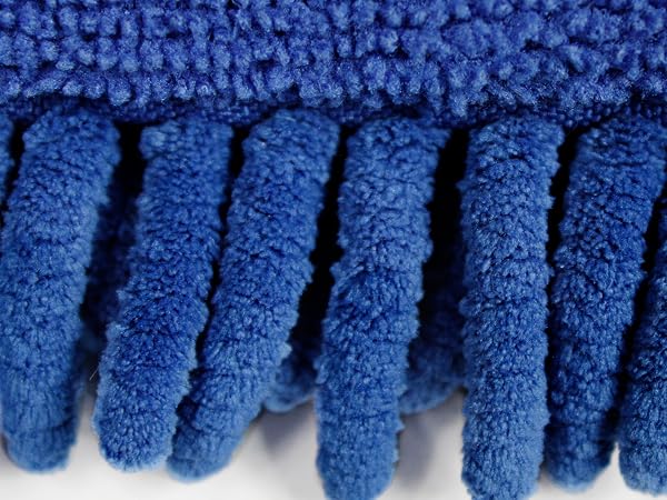 CleanAide Handheld Microfiber Flex Duster 20 inches Blue