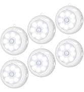 BLS Motion Sensor Light Indoor, Wireless LED Night Light, Under Cabinet Lighting, Battery Powered...