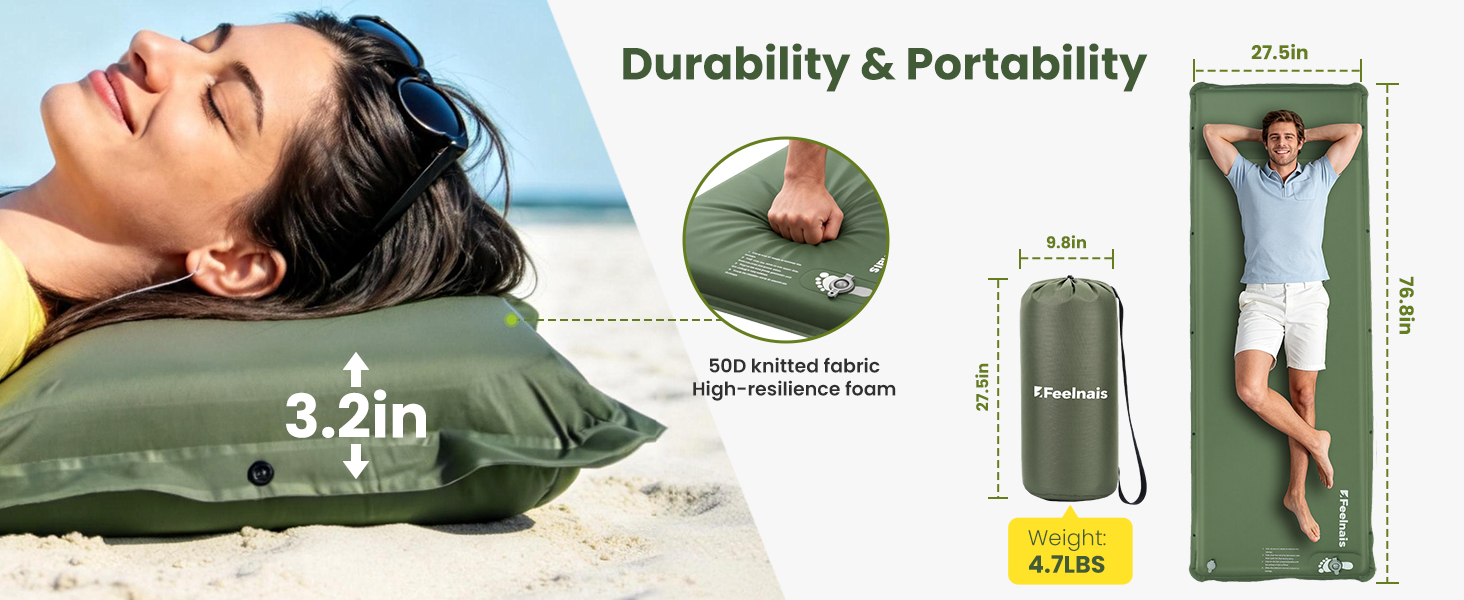 inflatable sleeping mattress