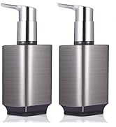 Boperzi 2 Pack Soap Dispenser Rust Proof Refillable Liquid Hand & Dish Soap Dispenser Set Leak Pr...