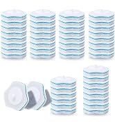 DALIPER Disposable Toilet Brush Cleaner Refills 48PCS, Bathroom Bowl Wand Cleaning System Replace...