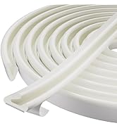 33 Ft V-Shape Thin Weather Stripping Door Seal Strip for Doors Frame,Self Adhesive Foam Tape Weat...