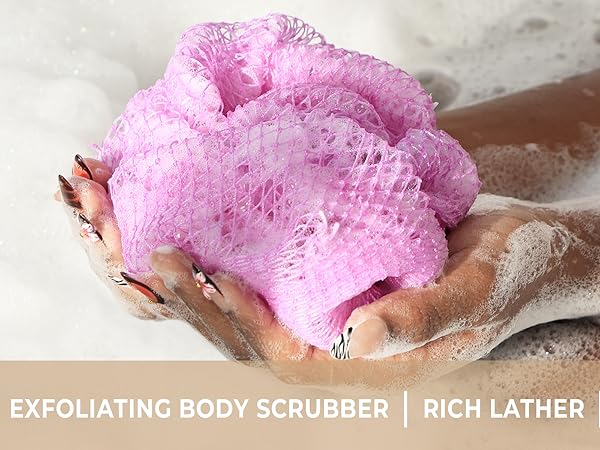 Exfoliation Body Scrubber and Rich Lather