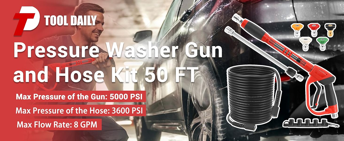 pressure washer wands and guns