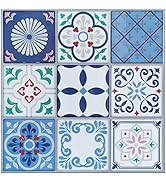 Art3d 3D Peel and Stick Wall Tile,30 * 30cm EVA Talavera Mexican Wall