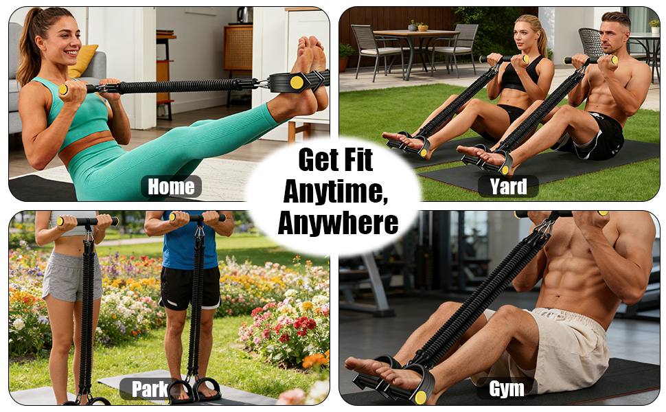 resistance bands with handles