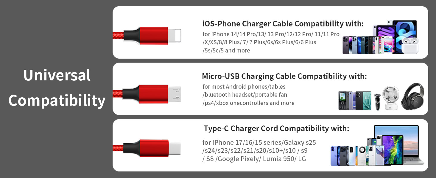 Universal Charger Cord