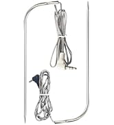 Replacement Waterproof Meat Probe 2 PCS Compatible with Traeger BBQ Grills, 3.5 mm Plug Meat BBQ ...
