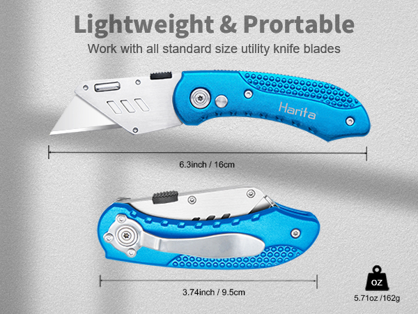 Harita box cutter utility knife-blue-02S