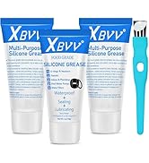 XBVV Food Grade Silicone Lubricating Plumber Grease for Waterproof Faucet Pool Filter O Ring 3-Pa...