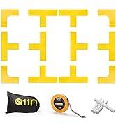 A11N SPORTS Pickleball Court Marking Kit - Throw Down Markers with 33ft Long Tape Measure, Chalk ...