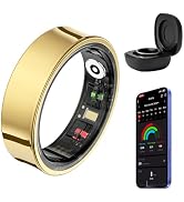 AMOVAN Smart Ring for Women Men, Fitness Tracker with Heart Rate, Blood Oxygen, Sleep Monitor, St...