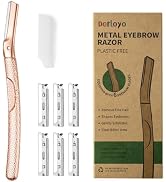 Eyebrow Razor, Face Razors for Women&Men, Eyebrow Trimmer Shaper with Precision Cover, Facial Sha...