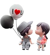 Gery Resin Cartoon Couple Car Decoration Dashboard Car Interior Ornament, Interior Figure Cute Mi...