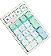 BOYI TD21 Hot Swap Numpad,21 Keys Mini Numpad Portable Keypad Bluetooth5.0/2.4G/Wired Number Pad ...