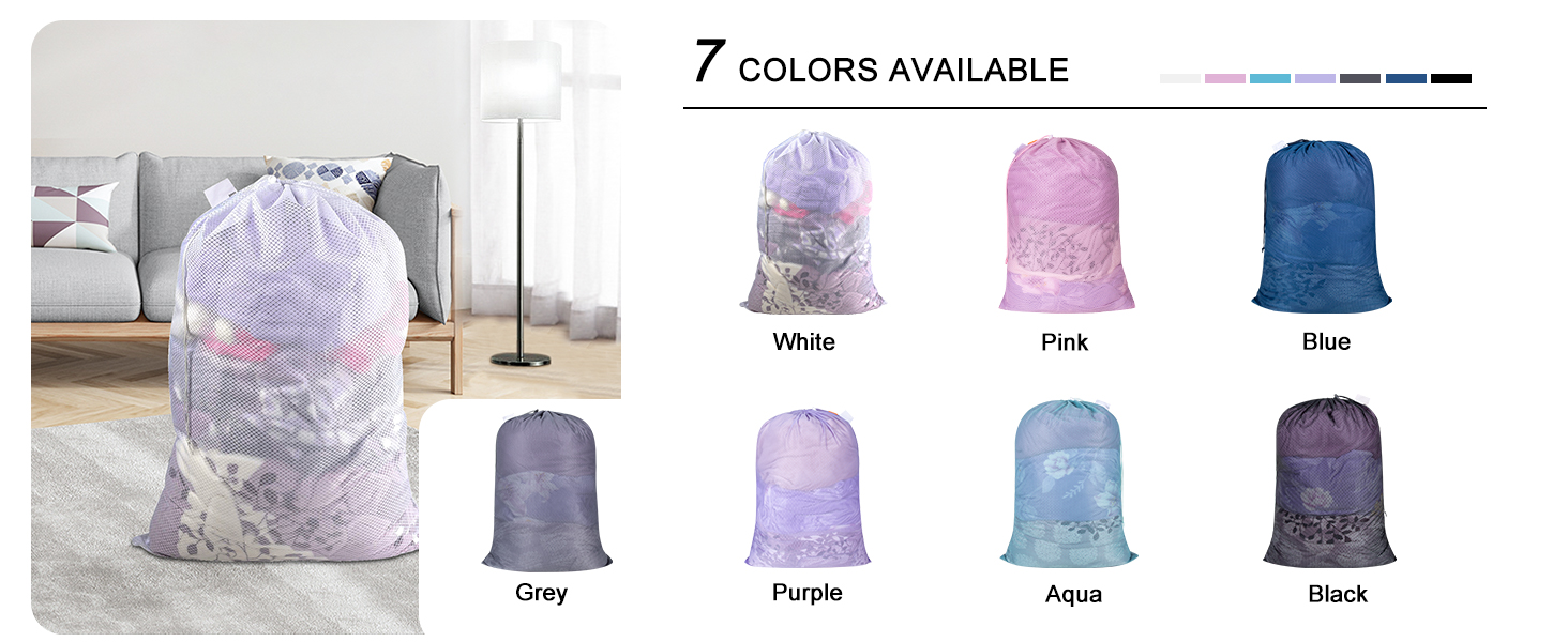 black laundry bags