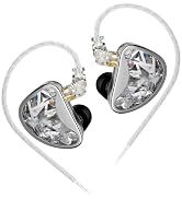 KZ AS24 24BA Hybrid Drivers in Ear Monitor Headphone, IEM Standard Version Wired Earbuds with Det...