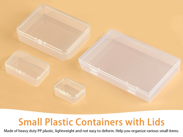 Clear Plastic Storage Boxes