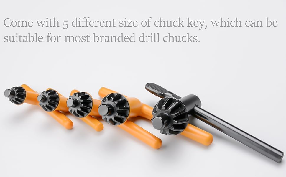 Famgee Replacement Drill Chuck Key Wrench Electric Drill Clamping Tool