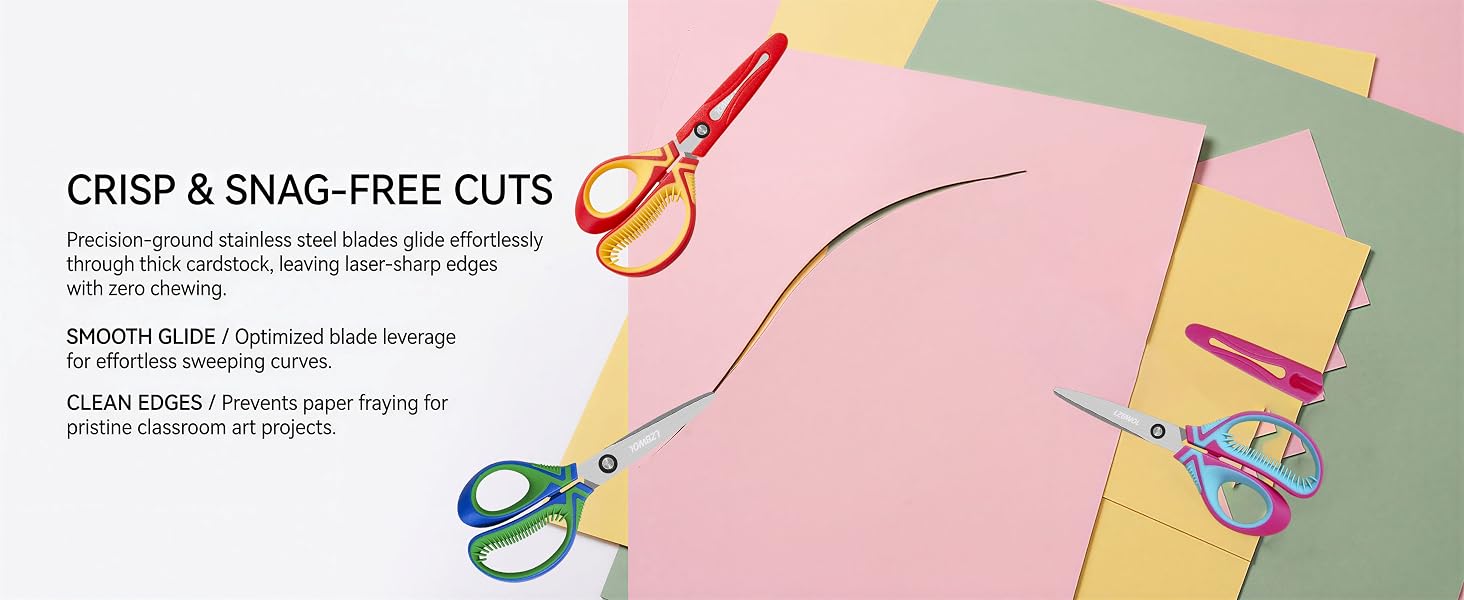 CRISP & SNAG-FREE CUTS