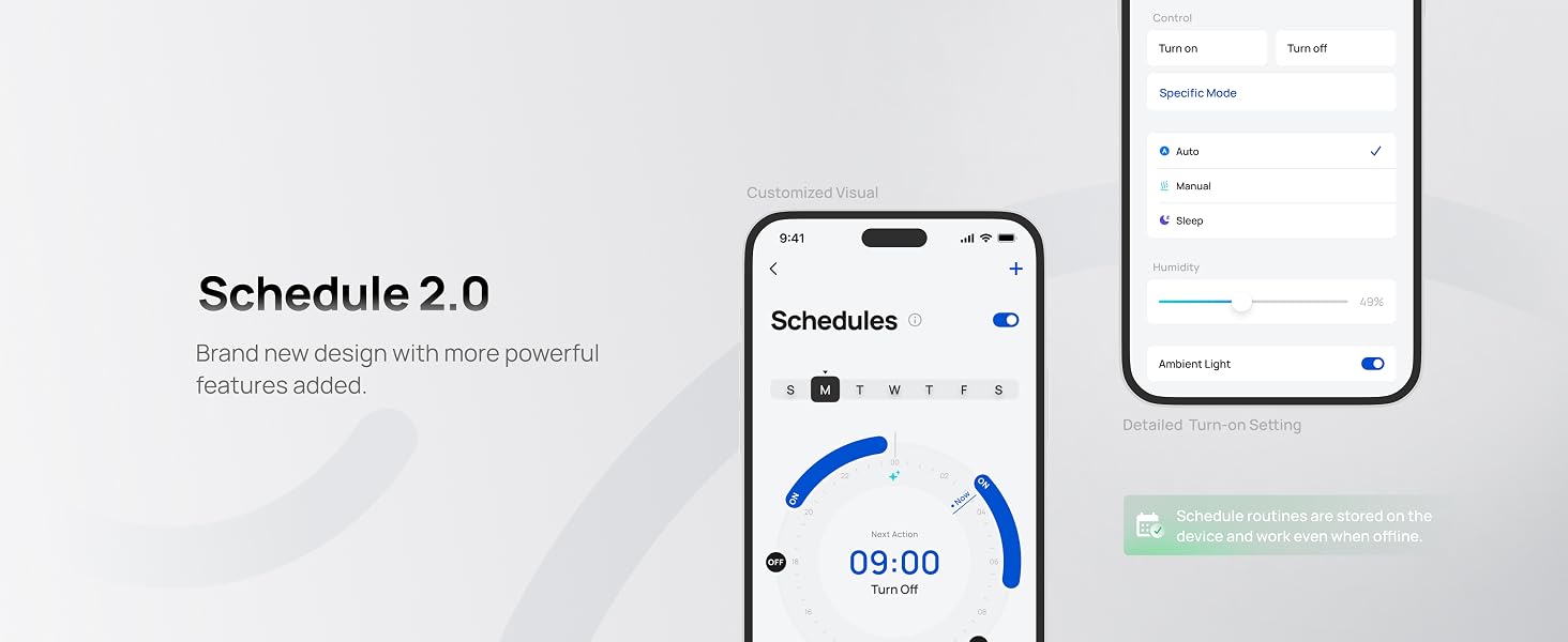 smart schedule auto turning on and off
