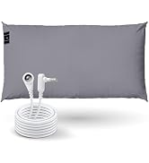 GroundLuxe Organic Grounding Pillowcase in Gray - King Size