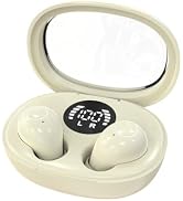 APZXTRK Mini Invisible Wireless Bluetooth Earbuds, Half in-Ear Sleep Headphones with Transparent ...