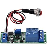 DC 12V Adjustable Delay Timer Module with 1–10 Second Off-Delay Relay Switch for Automotive Elect...