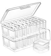 DUOFIRE 36 Pieces Plastic Bead Organizer, Craft Organizers and Storage Bead Storage Containers Sm...