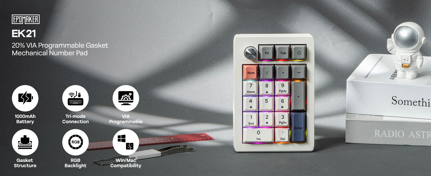 EK21 VIA Mechanical Numpad