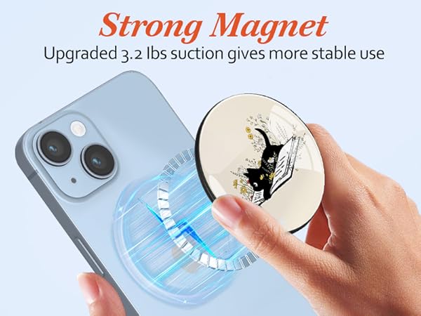 LISEVO Magnetic Phone Grip Compatible with MagSafe