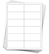 60 Professional Labels for 2 oz or 60 ml Bottles, 4 x 1.75 inches (White Waterproof Vinyl (Inkjet))